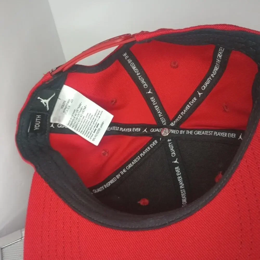 Jordan Jumpman Snapback Hat Youth Boys Kids Red Basketball Cap One Size Youth
